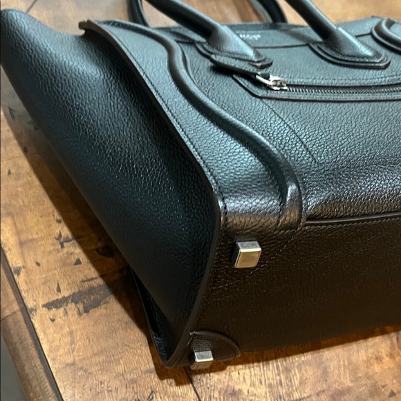 Celine Black Leather Tote Bag - Picture 8 of 11